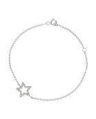 Bracelet Perfect star Diamants 0.09 ct or blanc